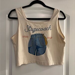 Stagecoach Graphic Crop Top